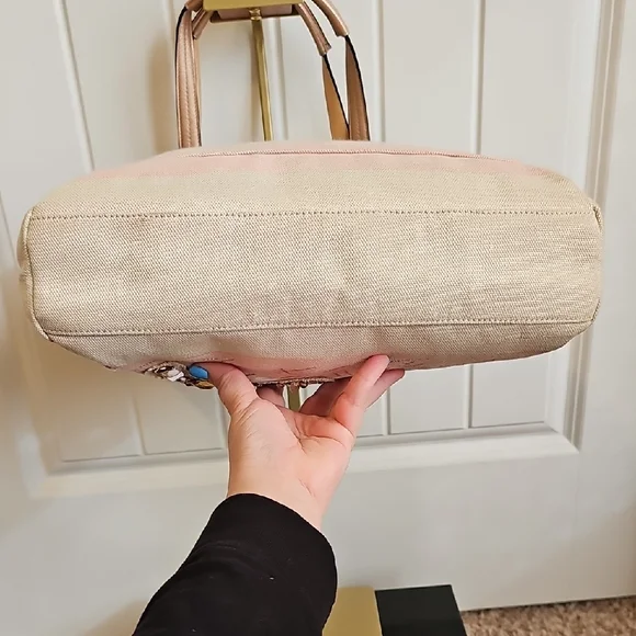 Coach 2011 Audrey "Leigh" Slim Tote Coral Reef EUC - Picture 8 of 14